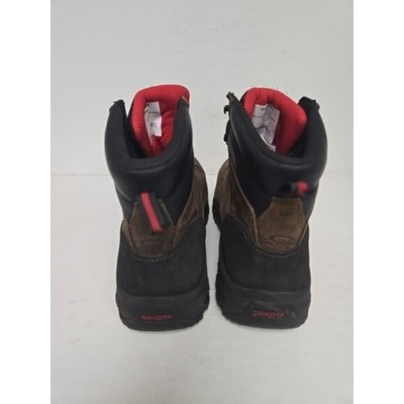 Dakota Men's WorkPro 2400 Steel Toe Mid Cut Safety Hiker Brown Size 12 W/L - Picture 3 of 10